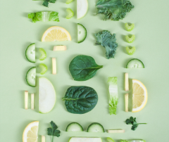 Frisse salade komkommer, yacon, appel, venkel