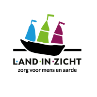Logo Land in Zicht, zorg voor mens en aarde
