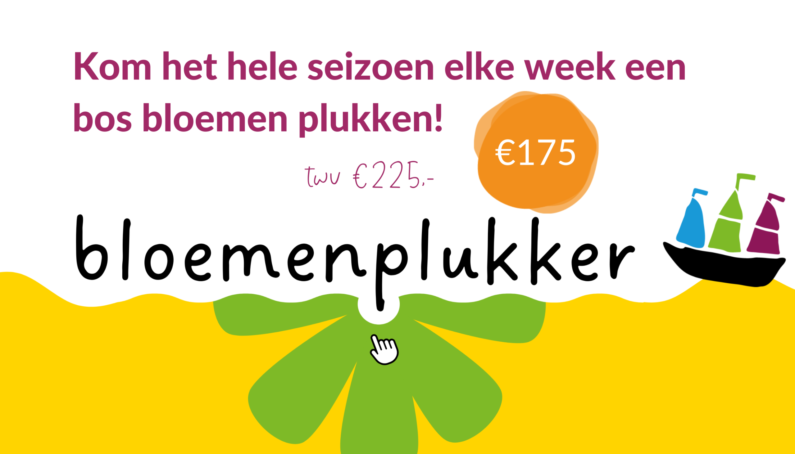 Wordt namens je zorginstelling of organisatie bloemenplukker en zorg er zelf voor dat er verse bloemen zijn.