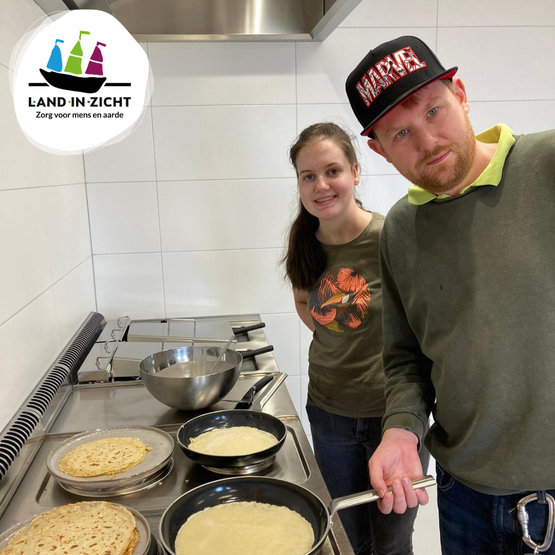 Op zoek naar een fijne dagbesteding? Land in Zicht biedt deelnemers een waardevolle plek in onze Verhuur & Facilitair groep in Amersfoort. Samen bakken, opruimen en zorgen voor een gastvrije sfeer. Meer weten? Neem contact op of bezoek onze website!