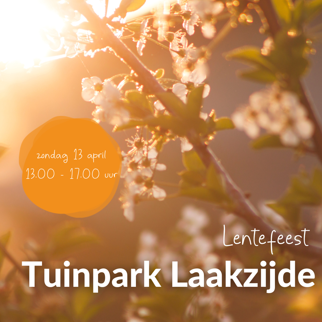 Vier de lente bij Tuinpark Laakzijde! Samen met Cura di Flora en Land in Zicht organiseren we een vrolijk Lentefeest voor kinderen van 5 tot 12 jaar. Ontdek de magie van de natuur in het voorjaar met activiteiten zoals bloemen zaaien, kruiden ontdekken en geurige lavendelzakjes maken. Een heerlijke middag vol speelse en leerzame momenten in het teken van groei en bloei.