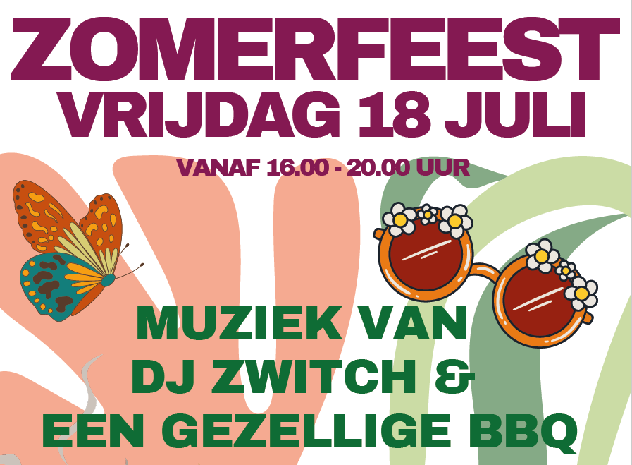 op vrijdag 18 juli organiseren we een supergezellige zomerbarbecue voor iedereen van de dagbesteding en al onze lieve vrijwilligers!