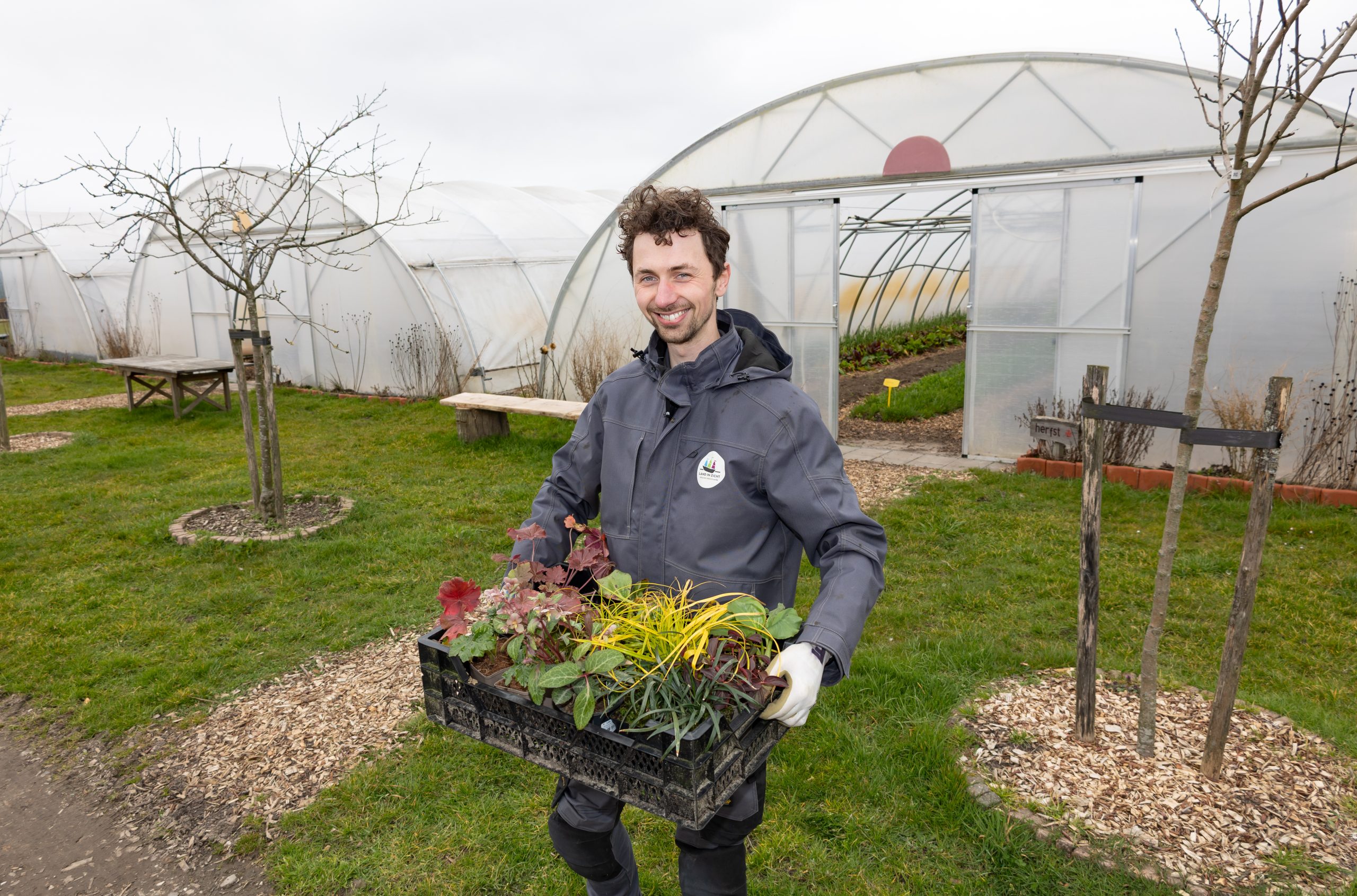 Frans Gepken is hovenier bij hoveniersbedrijf Land in Zicht.
