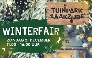 Ook in de winter is er van alles te ontdekken! We hebben kraampjes & activiteiten. Een dag vol gezelligheid voor kinderen van 3 tot 13 jaar. Winterfair op Tuinpark Laakzijde in Amersfoort Vathorst, natuuractiviteit in de winter.
