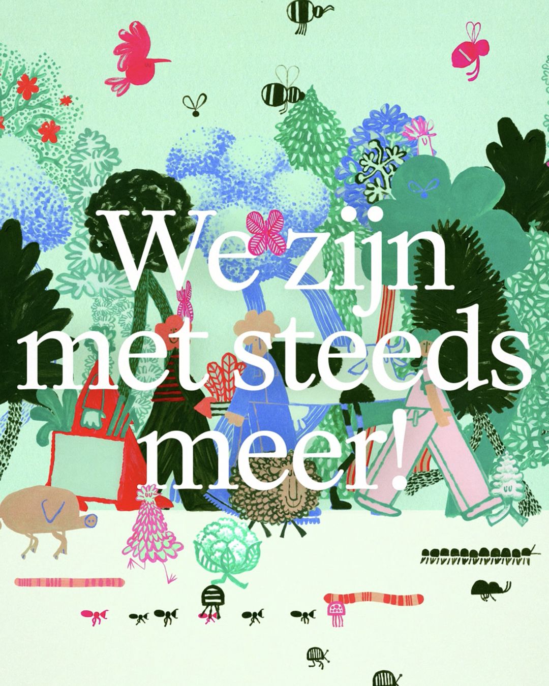 Groengezond en Land in Zicht. Wij zijn voor waardering van de boer en voor meer planten op je bord. Want wat gezond is voor de natuur, is gezond voor jou!