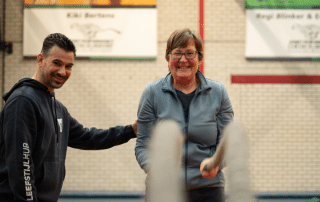 Deelnemers aan Samen Sportief in Beweging in Vathorst bij Land in Zicht in Amersfoort.