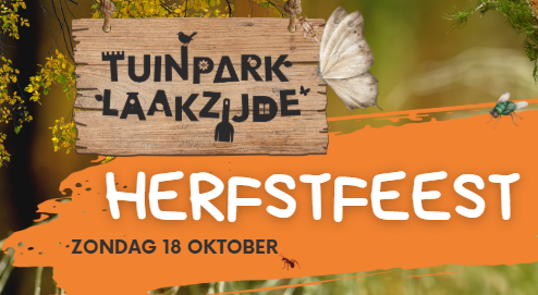 Beleef ook dit jaar de magie van de herfst tijdens het Herfstfeest Tuinpark Laakzijde 2026! Het is een middag vol knusse en creatieve natuuractiviteiten voor kinderen van 3 t/m 13 jaar.