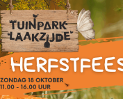 Herfstfeest op Tuinpark Laakzijde op zondag 18 oktober in Amersfoort.